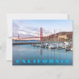 Golden Gate California Briefkaart