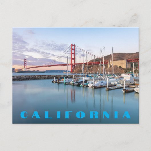 Golden Gate California Briefkaart (Voorkant)