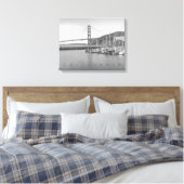 Golden Gate Canvas Afdruk (Insitu (Slaapkamer))
