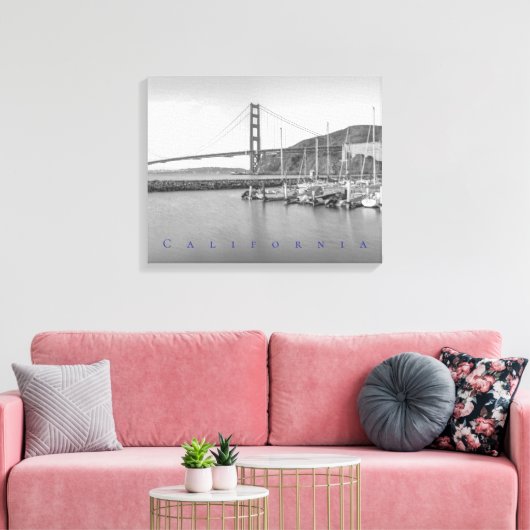 Golden Gate Canvas Afdruk (Insitu (Woonkamer))