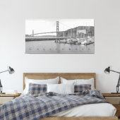 Golden Gate Canvas Afdruk (Insitu (Slaapkamer))