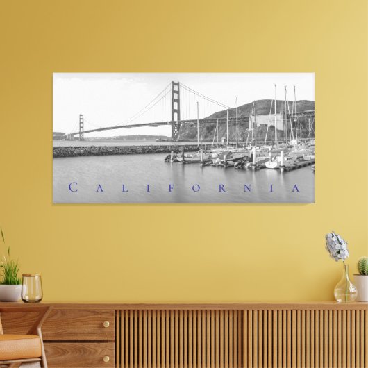 Golden Gate Canvas Afdruk (Insitu (Woonkamer))