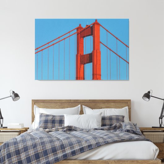 Golden Gate Canvas Afdruk (Insitu (Slaapkamer))