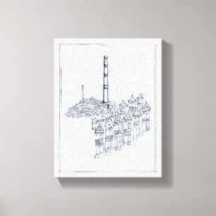 Golden Gate Canvas Afdruk