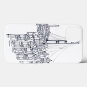 Golden Gate Case-Mate iPhone Case (Achterkant (horizontaal))