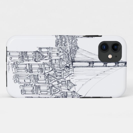 Golden Gate Case-Mate iPhone Case (Achterkant (horizontaal))