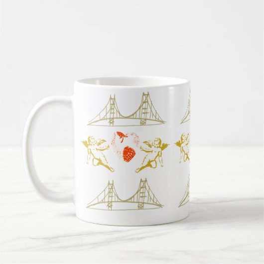 Golden Gate Cupids Koffiemok (Links)