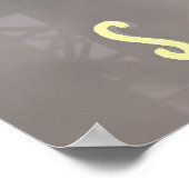 Golden Gate en mist Poster (Hoek)