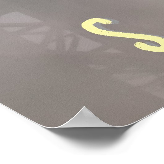 Golden Gate en mist Poster (Hoek)