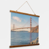 Golden Gate Hangend Wandkleed (Gebogen)