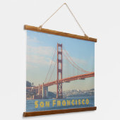Golden Gate Hangend Wandkleed (Gebogen)