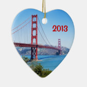 Golden Gate Heart Ornament (Rechts)