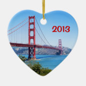 Golden Gate Heart Ornament (Voorkant)