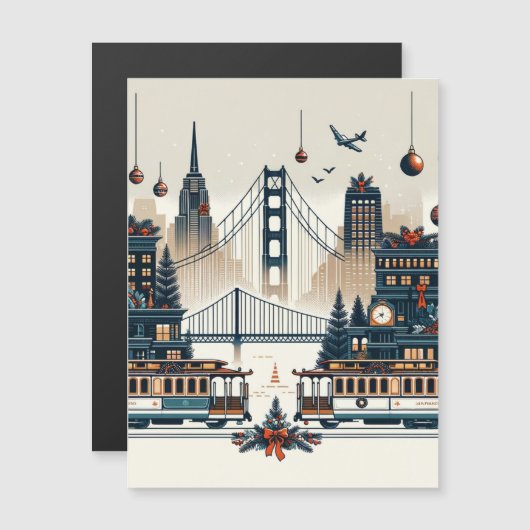 Golden Gate Holiday Magic San Francisco Kerstmis (Voorkant / Achterkant)