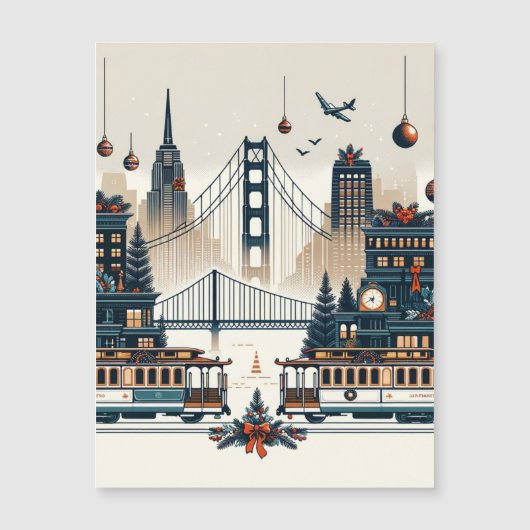 Golden Gate Holiday Magic San Francisco Kerstmis (Voorkant)