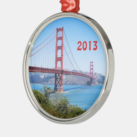 Golden Gate Holiday Ornament (Links)