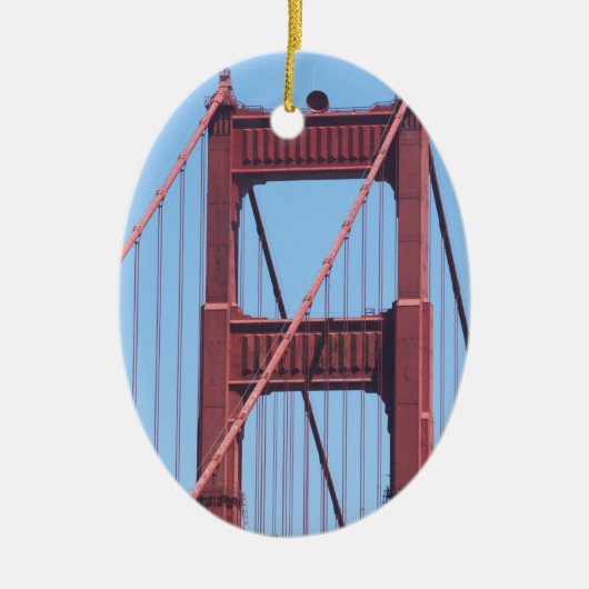 Golden Gate Keramisch Ornament (Voorkant)