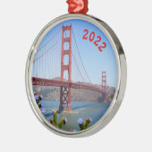 Golden Gate Kerst Ornament (Links)