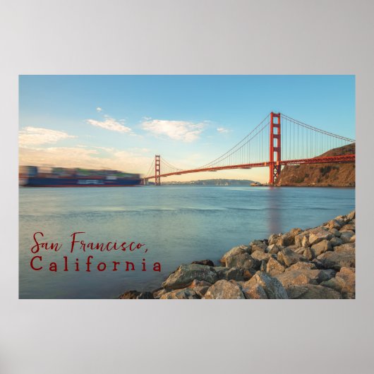 Golden Gate Morning Poster (Voorkant)