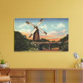 Golden Gate Park, de Nederlandse Windmolen Canvas Afdruk (Insitu (Woonkamer))