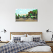 Golden Gate Park Driveway Uitzicht Canvas Afdruk (Insitu (Slaapkamer))