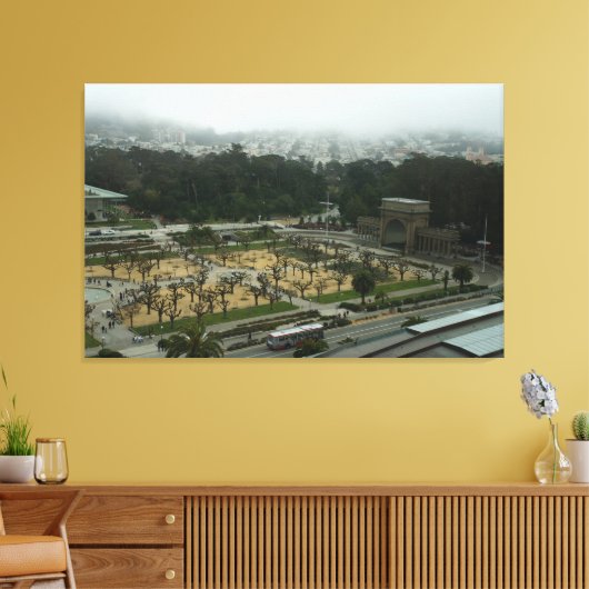 Golden Gate Park Music Concurvas Canvas Afdruk (Insitu (Woonkamer))