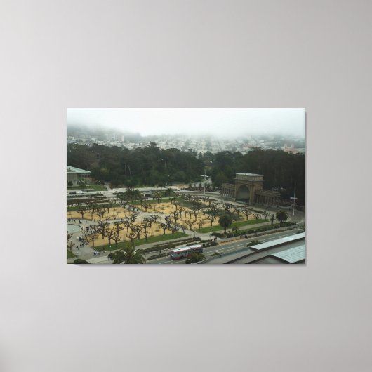 Golden Gate Park Music Concurvas Canvas Afdruk (Voorkant)