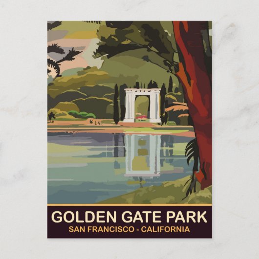 Golden Gate Park, San Francisco, Californië Briefkaart (Voorkant)