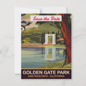 Golden Gate Park, San Francisco,  Save The Date (Voorkant)