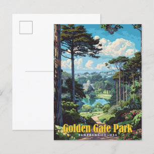 Golden Gate Park San Francisco Verenigde Staten Vi Briefkaart