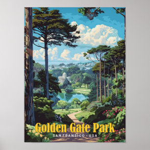 Golden Gate Park San Francisco Verenigde Staten Vi Poster