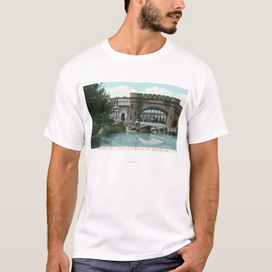 Golden Gate Park Strawberry Hill Lookout Uitzicht T-shirt (Voorkant)