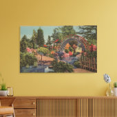 Golden Gate ParkTea Garden- San Francisco, CA Canvas Afdruk (Insitu (Woonkamer))