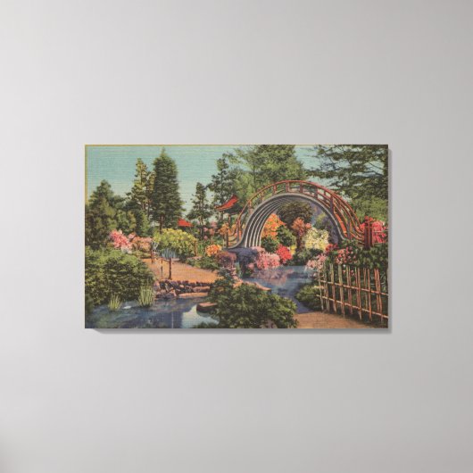 Golden Gate ParkTea Garden- San Francisco, CA Canvas Afdruk (Voorkant)