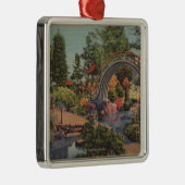 Golden Gate ParkTea Garden- San Francisco, CA Metalen Ornament (Rechts)