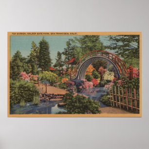 Golden Gate ParkTea Garden- San Francisco, CA Poster