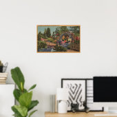 Golden Gate ParkTea Garden- San Francisco, CA Poster (Thuiskantoor)