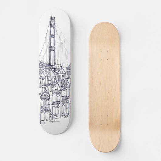 Golden Gate Persoonlijk Skateboard (Voorkant)