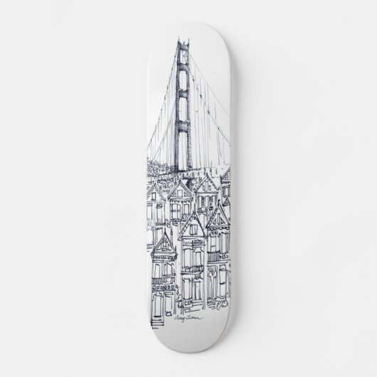 Golden Gate Persoonlijk Skateboard (Voorkant)