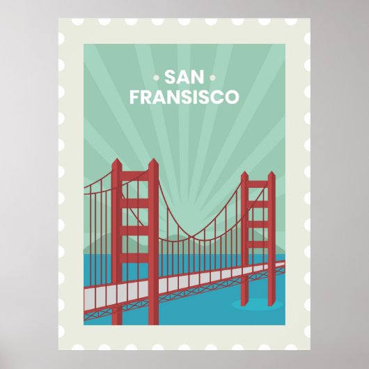 Golden Gate Poster (Voorkant)