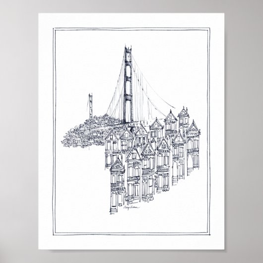 Golden Gate Poster (Voorkant)