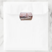 Golden Gate Ronde Sticker (Tas)