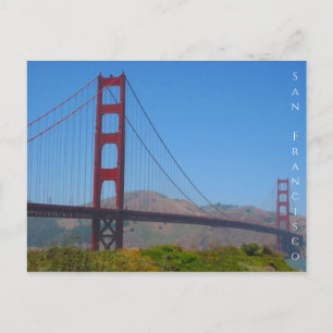 golden gate san fran briefkaart