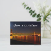 Golden Gate San Francisco California Briefkaart (Staand voorkant)