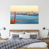 Golden Gate San Francisco Canvas Afdruk (Insitu (Slaapkamer))