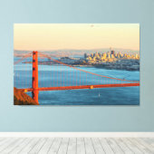 Golden Gate San Francisco Canvas Afdruk (Insitu (Houten vloer))