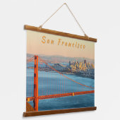 Golden Gate San Francisco Hangend Wandkleed (Gebogen)