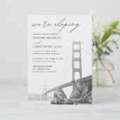 Golden Gate San Francisco Uitnodiging tot uitbreid (Staand voorkant)