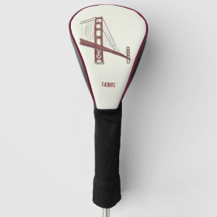 Golden Gate San Fransisco Golf Head Golfheadcover