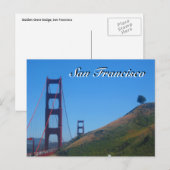 golden gate sf briefkaart (Voorkant / Achterkant)